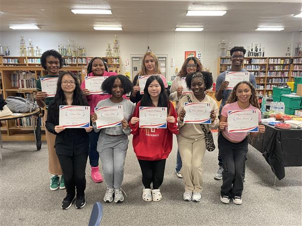 French Honor Society New Members
